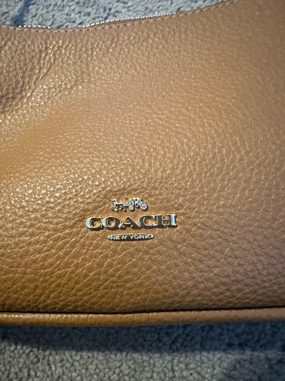 NWT Coach Pennie Shoulder/Crossbody Bag 25/Refined Pebble Leather - Picture 4 of 16